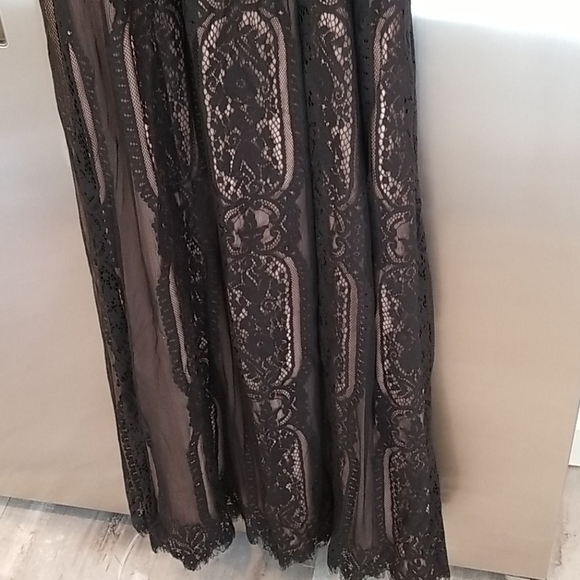 💕ADELYN RAE💕 Sleeveless Black Lace Maxi Dress Small S NWT - Picture 7 of 12